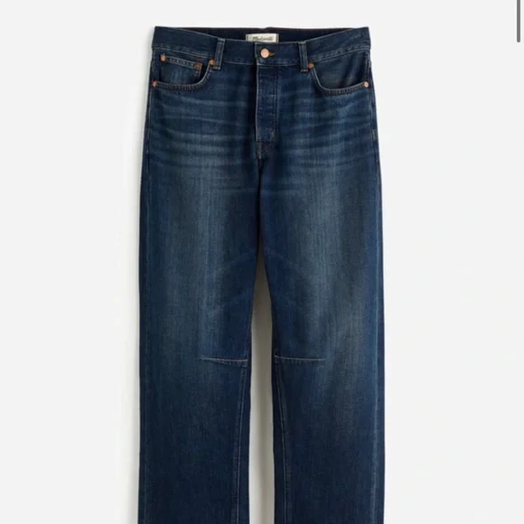 Madewell Petite Darted Barrel-Leg Jeans Softdrape Edition Medium Wash Size 27 P - Picture 2 of 12